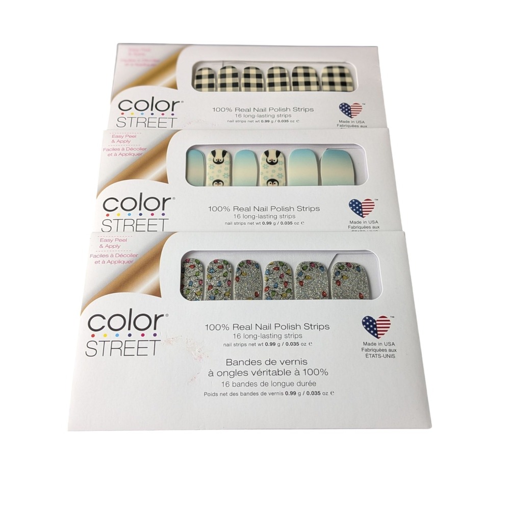 Color street Christmas Holiday Lot Bundle